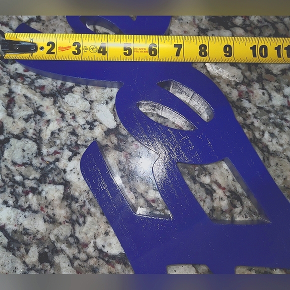 Purple Eek wooden Halloween sign. New and unused. - Picture 6 of 7